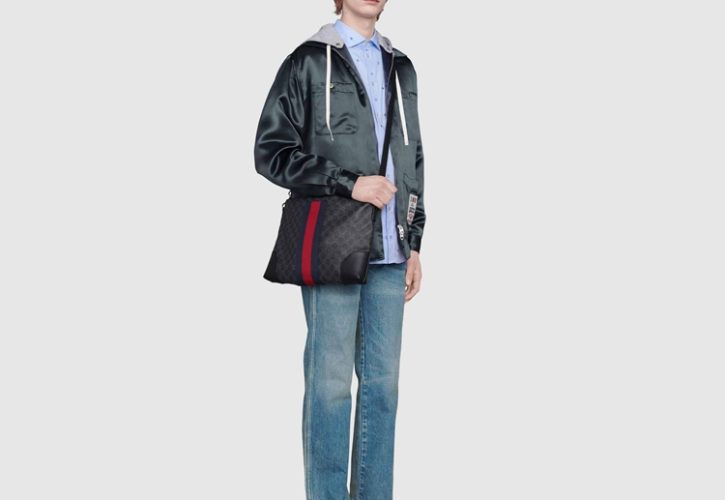 Stylish and Versatile GG Black Messenger Bag Redefines Fashion Statements