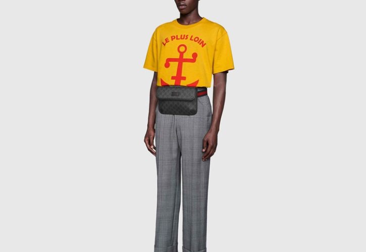 The Ultimate Fashion Statement with the GG Black Belt Bag