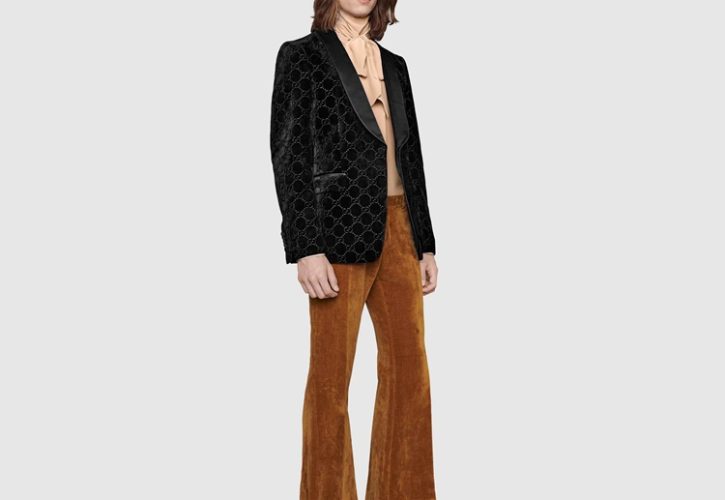 Glamorous GG Velvet Jacket Elevates Fashion to New Heights at Recent Fashion Event