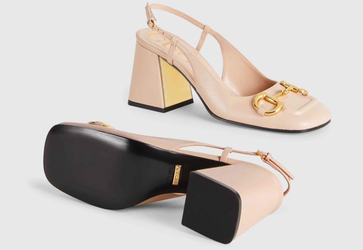 Womens Mid Heel Slingback with Horsebit Elevates Your Style This Season