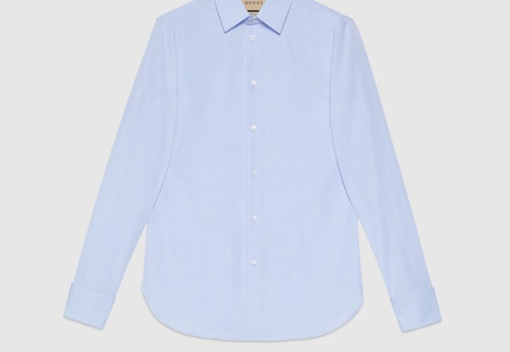 The Allure of Cotton Poplin Shirts with Hidden Gucci Label Captivates Fashion Enthusiasts
