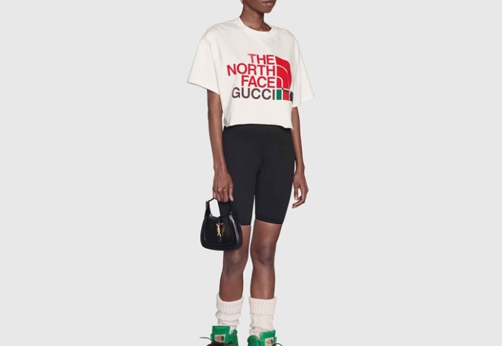The North Face and Gucci Collaboration Redefines Streetwear with New Crop T-Shirt
