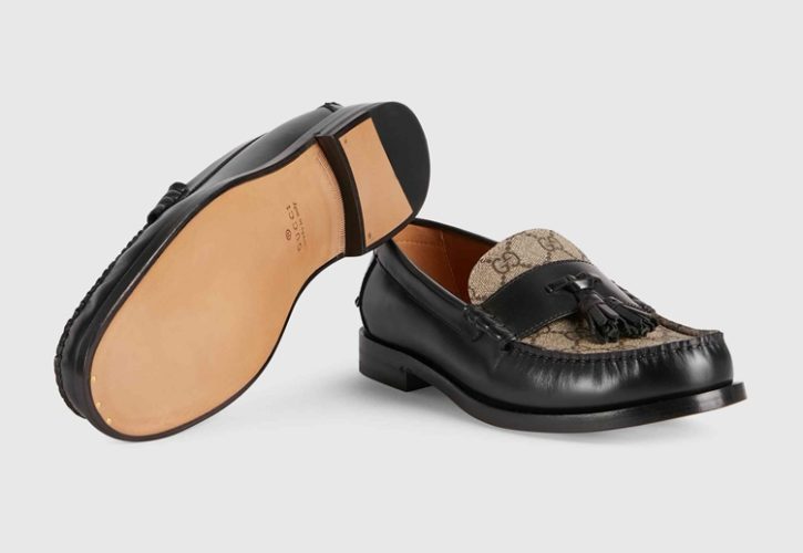 Stylish GG Loafers with Tassel Elevate Mens Fashion Statement