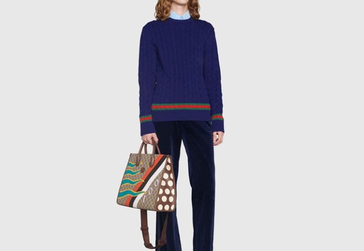 Geometric Print Medium Tote Bag A Stylish Accessory for Any Occasion