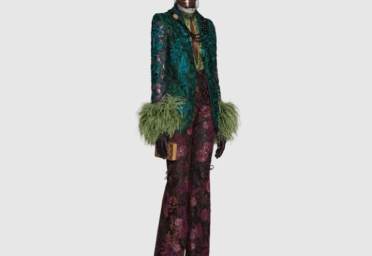 Floral Lace Jacket Takes Center Stage at Recent Fashion Event in New York City