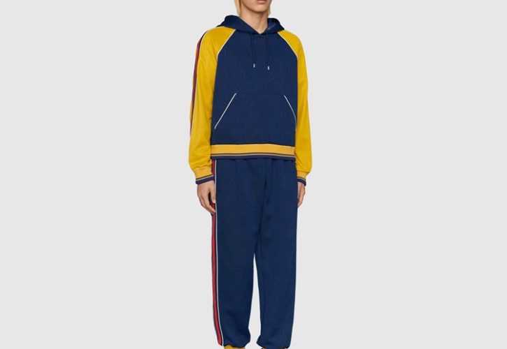 Fashion Meets Comfort with the New GG Jacquard Jogging Pants Unveiled at Paris Fashion Week