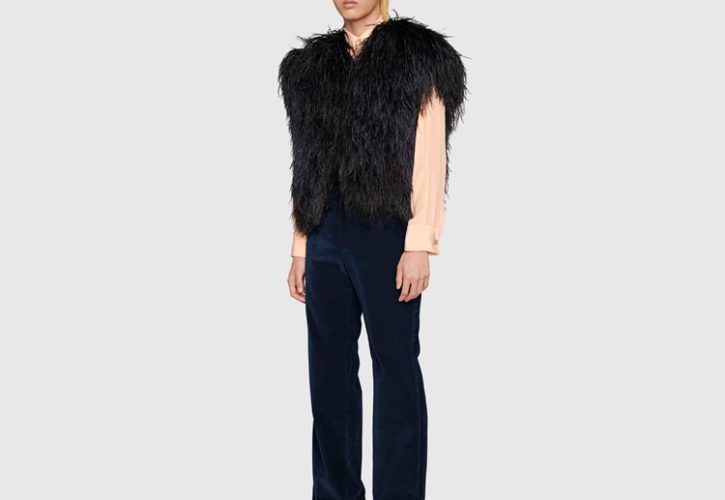 Feathered Vests Reign Supreme in Fall Fashion Trends